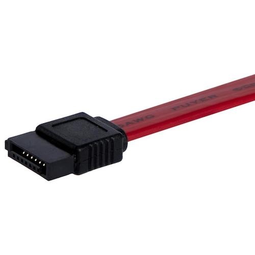SATAケーブル/30cm/SATA 3.0/レッド/シリアルATA HDD ハードディスクドライブ用【SATA12】