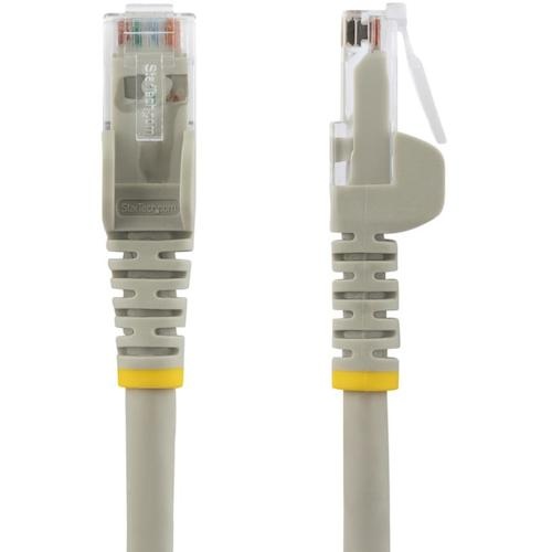 カテゴリ6 LANケーブル/2m/グレー/10GbE 650MHz/ハロゲンフリー/ツメ折れ防止機構付/CAT6【N6LPATCH2MGR】