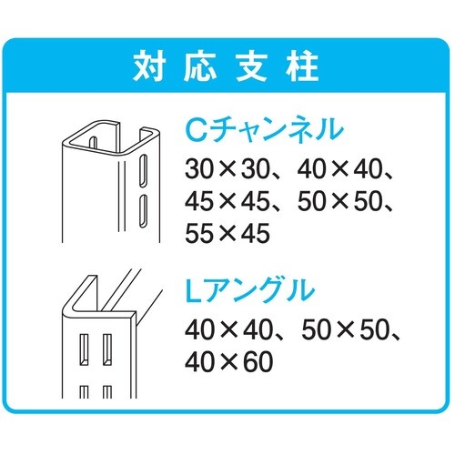 ティーエフサービス スチールラック用 落下防止ネットLOW ブラック 取付範囲1800mm【RNL-18BK】