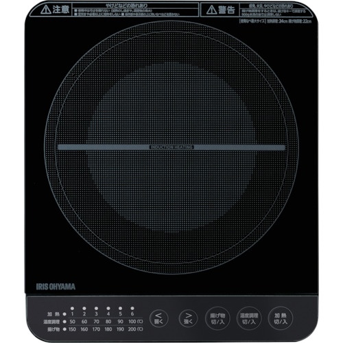 IRIS 104217 IHコンロ 1400W【IHK-T391-B】
