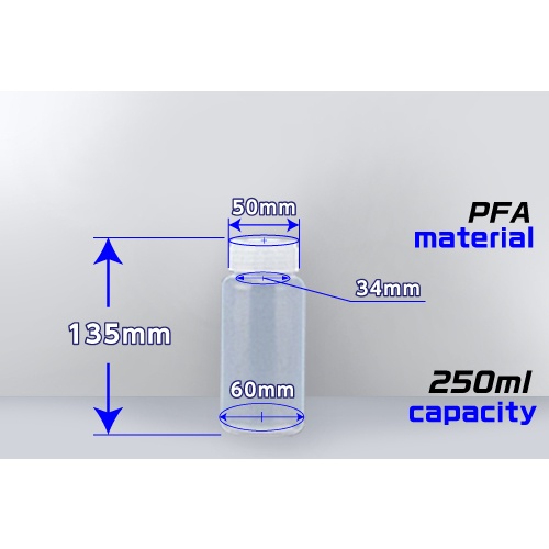 KOKUGO PFAボトル 広口 250ml【101-20502】