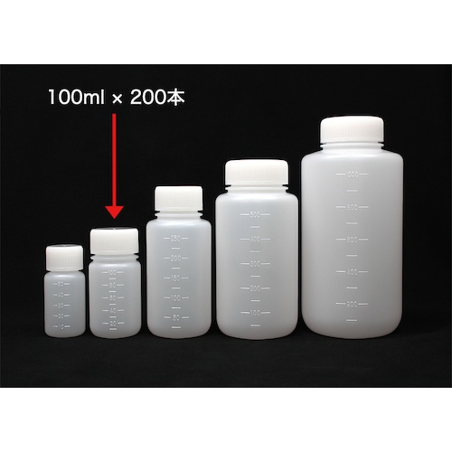 KOKUGO JK-ボトル 広口 白 100ml【101-2020202】