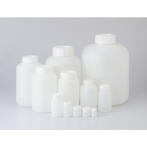 KOKUGO PE広口瓶 白 100ml【101-5840302】