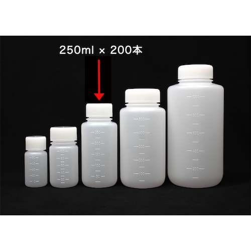 KOKUGO JK-ボトル 広口 白 250ml【101-2020302】