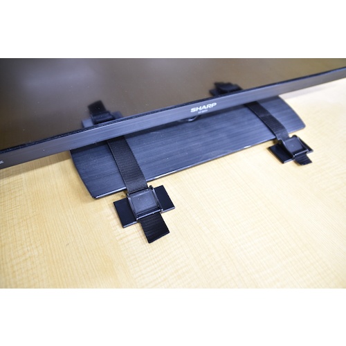 ティーエフサービス TV用転倒防止粘着商品 イーピタッとテレビ用 2個入り 耐荷重64kg(2個使用時)【EPV-64VB】