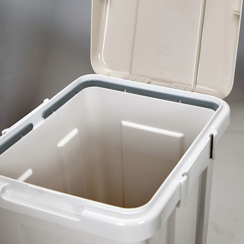 TRUSCO Rジョイント分別ボックス 45L フタ色グレー(灰色)【TRJ03A】