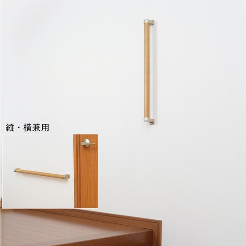 ECLE コロバン棒 フリーハンド ストレートタイプ 600mm シルバー【7053043】