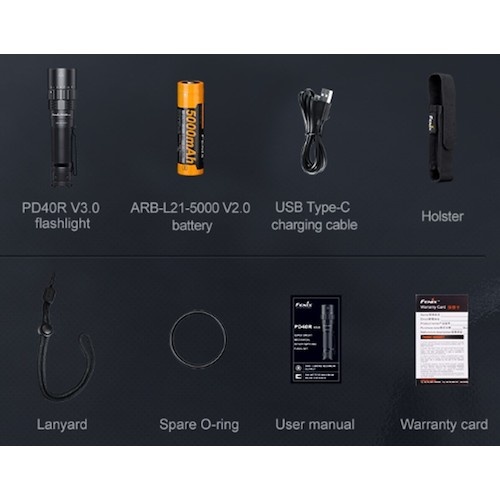 FENIX LEDライト PD40R V3.0【PD40RV30】