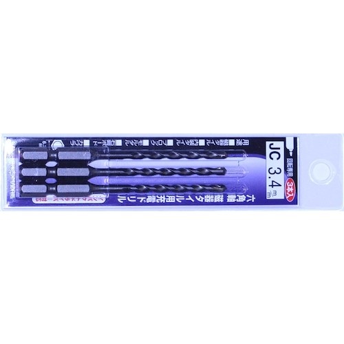 KOMADRILL 磁器タイル用充電ドリル JC-5.0 3本入【JC3-50】