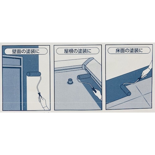 アサヒペン レギュラー万能用ローラーバケセットR 180mm R-RSR180【200167】