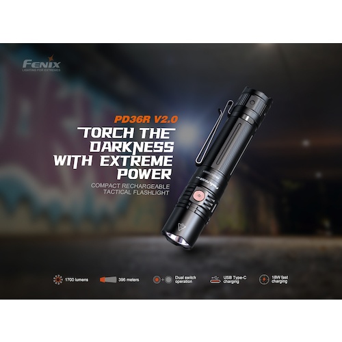 FENIX 充電式LEDライト PD36R V2.0【PD36RV20】