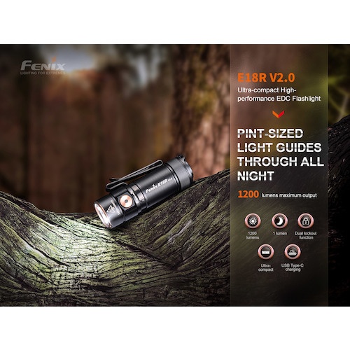 FENIX 充電式LEDライト E18R V2.0【E18RV20】