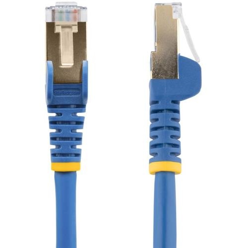 カテゴリ6a LANケーブル/0.5m/ブルー/RJ45コネクター/ツメ折れ防止機構付/CAT6a【6ASPAT50CMBL】