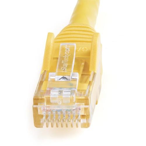 カテゴリ6 LANケーブル/15m/イエロー/ギガビットイーサネットケーブル/ツメ折れ防止機構付/CAT6【N6PATC15MYL】