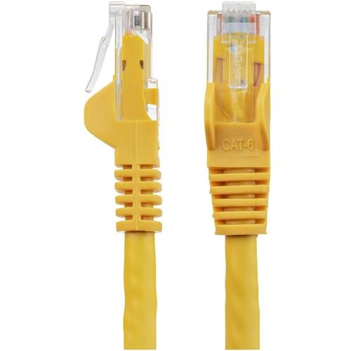 カテゴリ6 LANケーブル/15m/イエロー/ギガビットイーサネットケーブル/ツメ折れ防止機構付/CAT6【N6PATC15MYL】