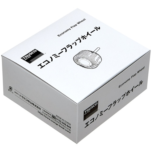 TRUSCO エコノミーフラップホイール 軸径6mm 外径50X幅25X軸長35 #60(5個入)【EF5025-60】