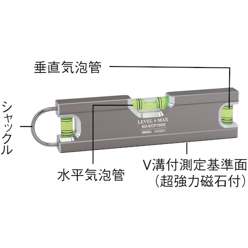SK 電工レベルPRO 垂平【ED-ECP150G】