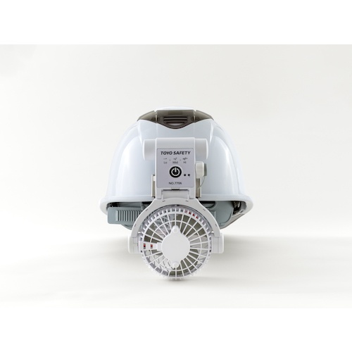 トーヨーセフティ ヘルメット取付式送風機Windy4【NO.7706】