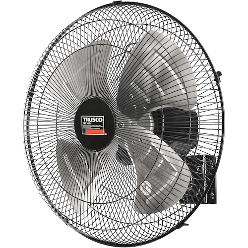TRUSCO 全閉式工場扇 ジェネラルファン 壁掛けタイプ アルミハネ ブラック【TFBA-45W-BK】