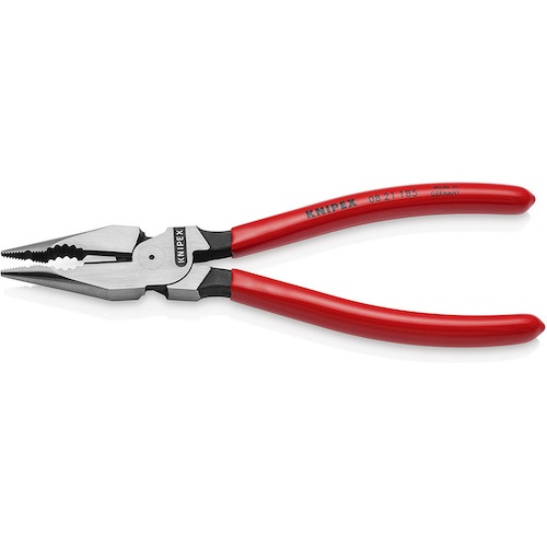 KNIPEX ニードルノーズコンビネーションプライヤー 185mm【821185】