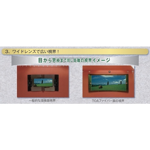 TOA BOJIN ワイドレンズファイバー溶接面【FB777(RF)-N3 IR3】