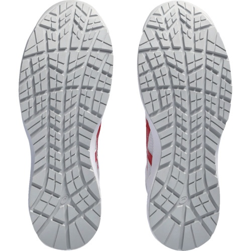 ASICS ウィンジョブ CP218 ホワイト/クラシックレッド 29.0cm【1273A091.100-29.0】