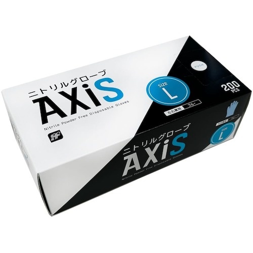 エフピコ ニトリルグローブAXiS ブルー L(200枚入り)【WMEN】