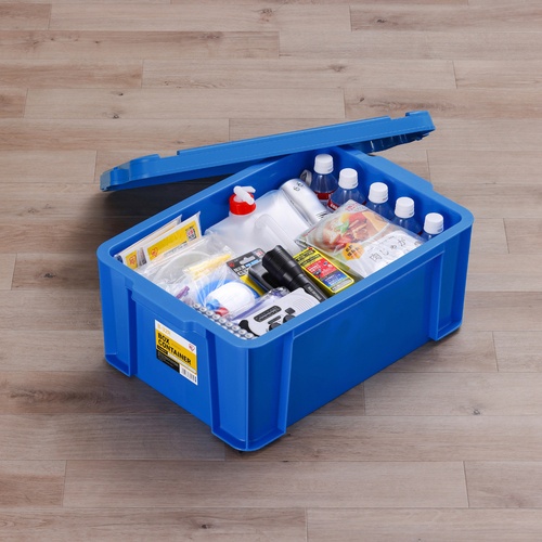 IRIS 299226 BOXコンテナ用フタ C-45R ブルー【C-45R-BL】