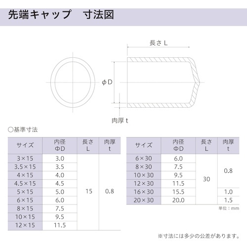 YAHATA 先端キャップ 6X30 黄色 [2個入]【4979874201829】