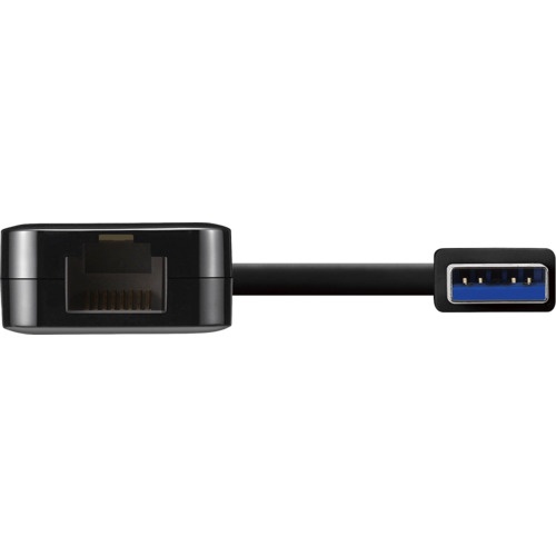 BUFFALO Giga対応 Type-A USB3.2(Gen1)用LANアダプター ブラック【LUA5-U3-AGTE-BK】