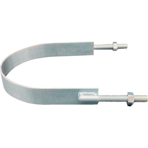 HI-LEAD JIS10Kフランジ用Uバンド 三価クロメート 100A ナット2個付き【FUB-JIS10K-100A-3MC】