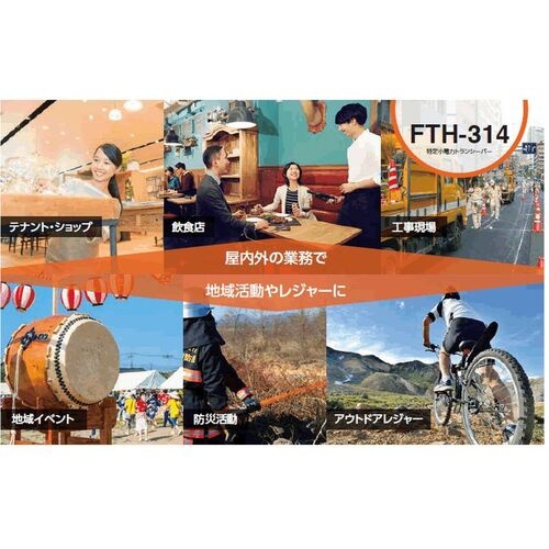 スタンダード 【中継器対応】特定小電力トランシーバー【FTH-314】