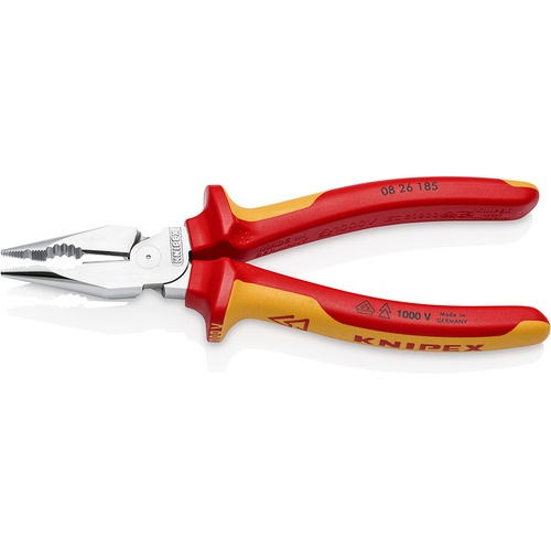 KNIPEX 絶縁ニードルノーズペンチ 185mm 1000V【0826-185】