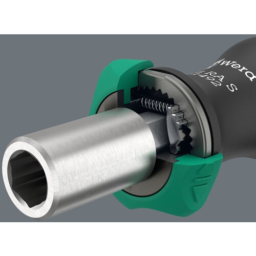 Wera 838 RA S ラチェット機能付き差替式ビットホルダー 6.35mm【51492】