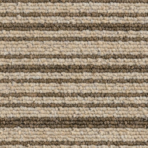 大島屋 日本製タイルカーペット ストライプベージュ 50×50cm【STCS-01】