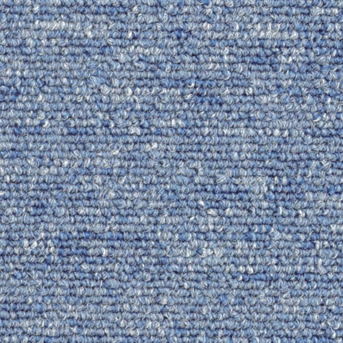 大島屋 日本製タイルカーペット ブルー 50×50cm【STC-06】