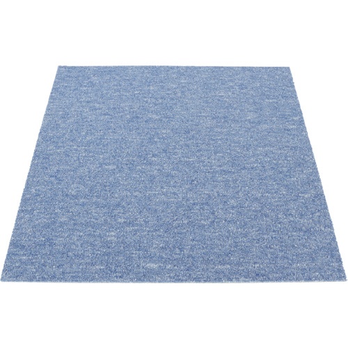 大島屋 日本製タイルカーペット ブルー 50×50cm【STC-06】