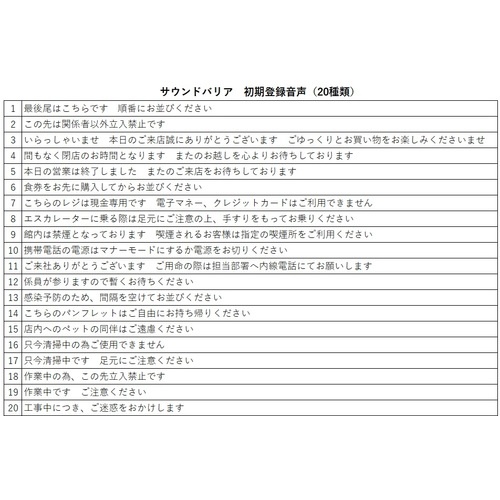Reelex 人感センサー付き音声案内機 サウンドバリアアタッチメントセット【SB-100SET】