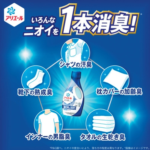 洗濯洗剤 アリエール 超抗菌ジェル つめかえ用 超特大 860g【219183】