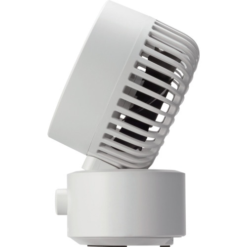 RHYTHM 卓上扇風機 静音 小型 USB給電式 自動首振り 強力 DCモーター 2重反転ファン デスクファン お手入れ簡単 Silky Wind Mini ライトグレー【9ZF038RH08】