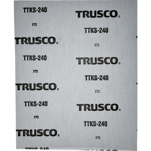 TRUSCO 耐水研磨布シート #240 230X280mm(50枚入り)【TTKS-240】