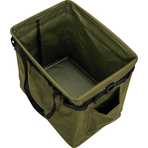 TRUSCO ワンタッチバケットオリーブドラブ色 W350XD260XH340mm【TOB350-OD-A】