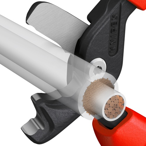 KNIPEX ステップカットXL 絶縁ケーブルカッター 225mm【9518-225】