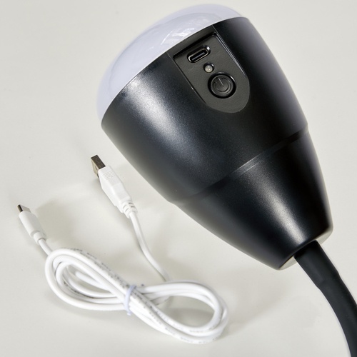 TRUSCO 充電式LEDクリップライト 3段階調整ヘッド360度回転標準型 昼光色【LEDCLIP-FX-W】