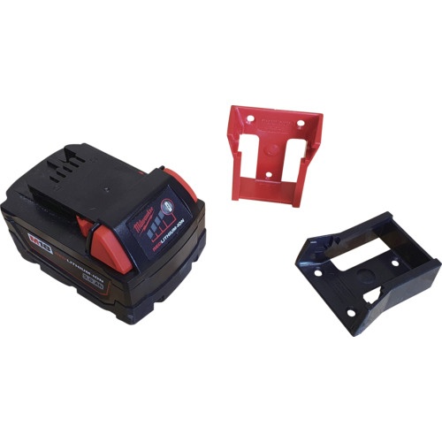 ステルスマウント バッテリーマウントミルウォーキーM18用(6個入り)レッド【BM-MW18-RED-6】