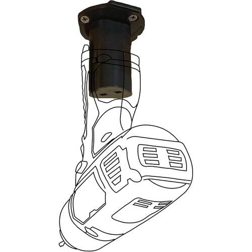 ステルスマウント ツールマウントミルウォーキーM12用ステルスマウント(3個入り)ブラック【TM-MW12-BLK-3】