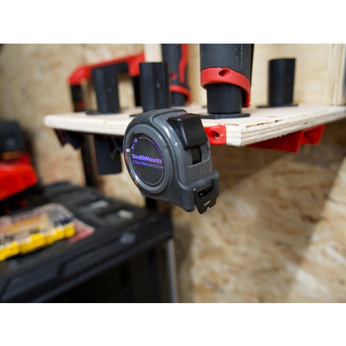 ステルスマウント ベンチベルト+(6個入り)レッド【BB-PL-RED-6】