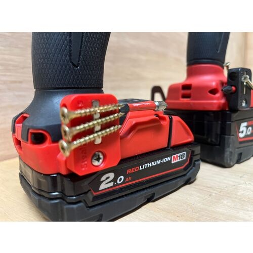 ステルスマウント StubbyビットホルダーミルウォーキーM18用(2個入り)レッド【BH-M18-S-RED-2】