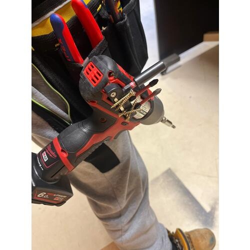 ステルスマウント ビットホルダーミルウォーキーM12用(2個入り)レッド【BH-MW12-RED-2】