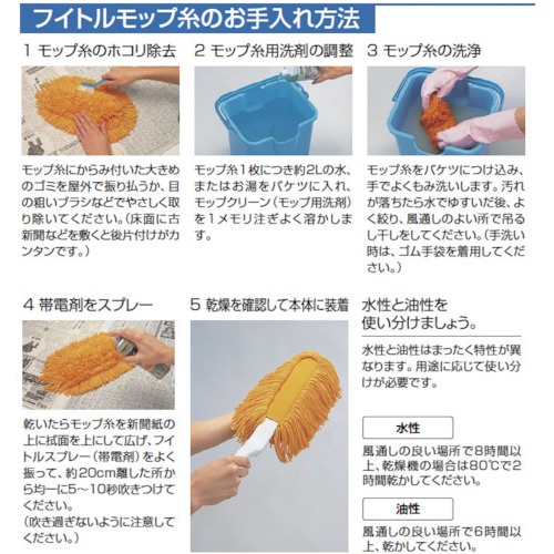 コンドル 化学モップ フイトルモップ T-30用 スペア【C282-000U-SP】